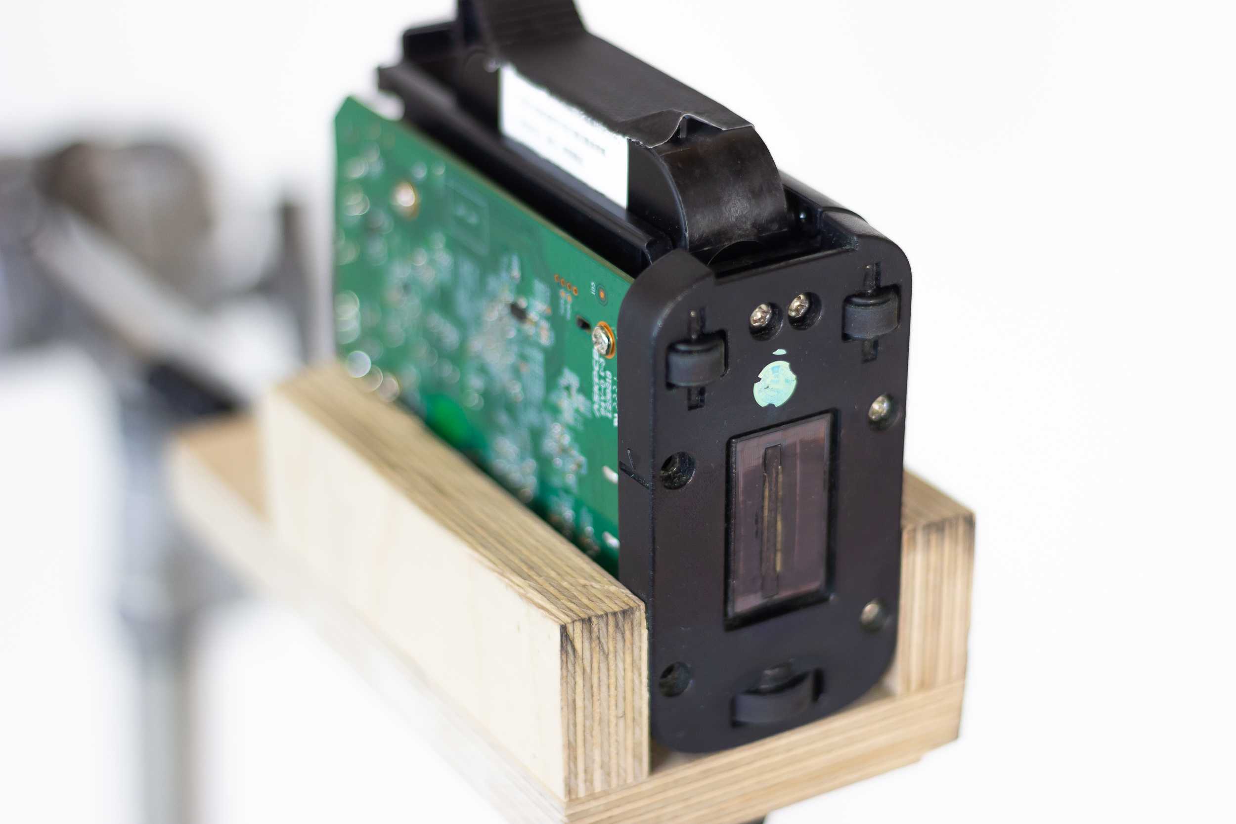 Nahaufnahme des Handdruckers